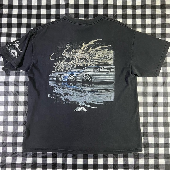 Gildan Other - 5hift 9ear Car Racing Honda Acura Autocannon 59 Shift Gear Faded Black T Shirt